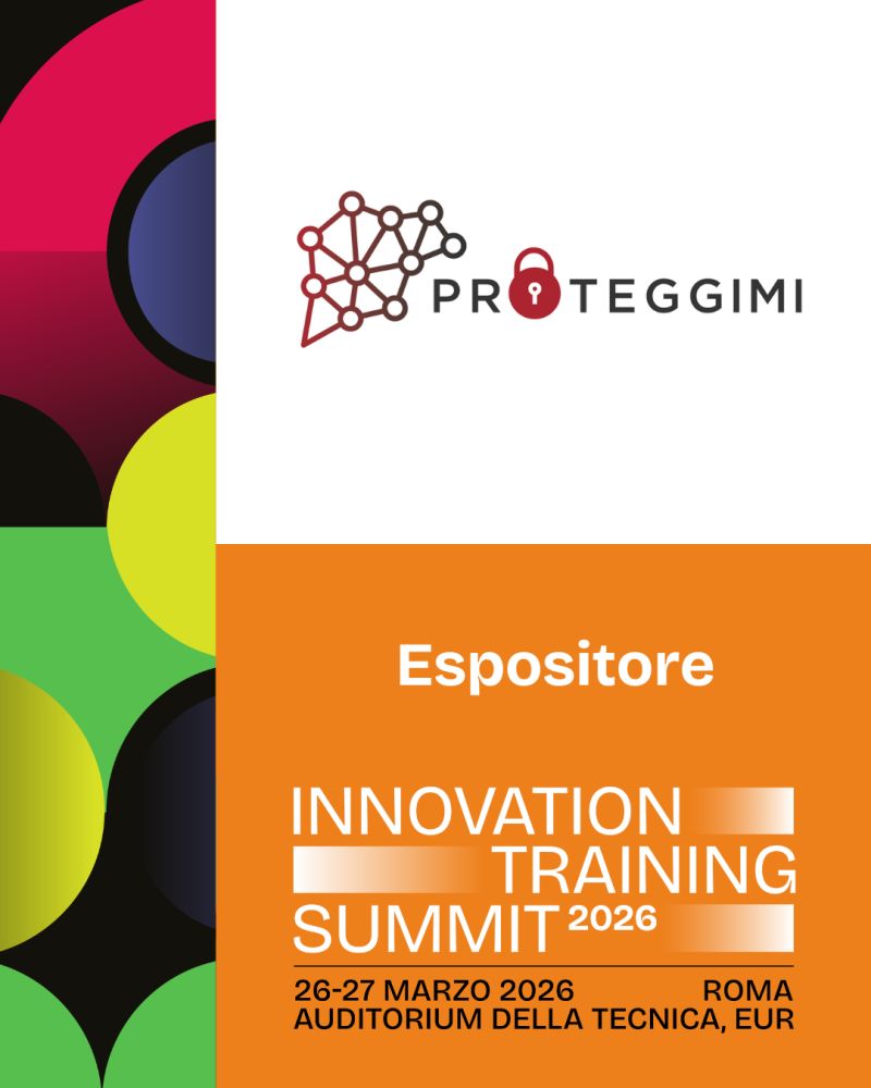 Proteggimi sponsor dell’Innovation Training Summit 2026 by EFI